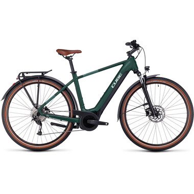 Bicicletta da Trekking Elettrica CUBE TOURING HYBRID ONE 500 DIAMANT Verde 2023 0